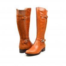 SoleMani Venetian Slim Calf Womens Leather Boot 13-14 Calf Size