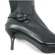 SoleMani Women's Rochelle  Black Leather X-Slim 12" Calf