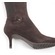 SoleMani Women's Rochelle Brown Suede Narrow Calf