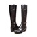 SoleMani Women's Gabi Extra Slim Calf 12"-13" Black Leather Boot