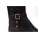 SoleMani Women's Gabi Extra Slim Calf 12"-13" Black Leather Boot