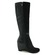 SoleMani Women's Ronit Black Leather Boot X-Slim Calf