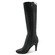 SoleMani Women's Paradise Black Leather Boots X-Slim Calf