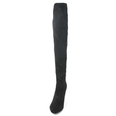 black stretch boots narrow calf