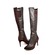 SoleMani Women's Aviva X-Slim 12"-13" Calf Brown Leather