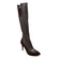 SoleMani Women's Aviva X-Slim 12"-13" Calf Brown Leather