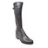 Solemani Abigail Casual  X-Slim 12"-13" Calf Black Leather Boot