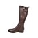 Solemani Abigail Casual  X-Slim 12"-13" Calf Brown Leather Boot