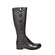 Solemani Women's Martina X-Slim 12"-13" Calf Black Leather Boot