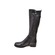 Solemani Abigail Casual  Slim calf 13"  Black Leather Boot