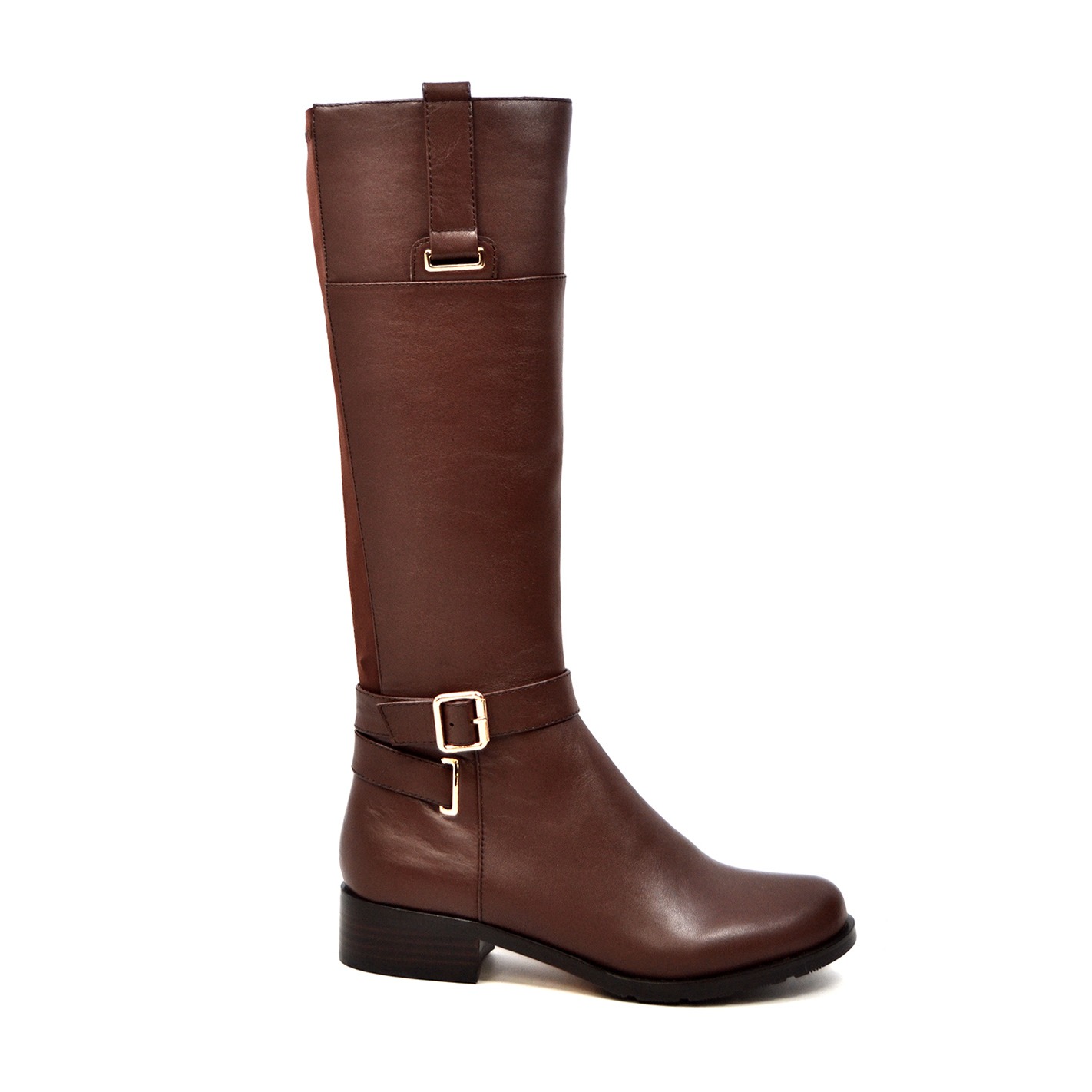 SoleMani Women's Gabi X-Slim 12-13 Calf Brown Leather Boot [1444-2 ...