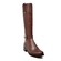 SoleMani Women's Gabi X-Slim 12"-13" Calf Brown Leather Boot
