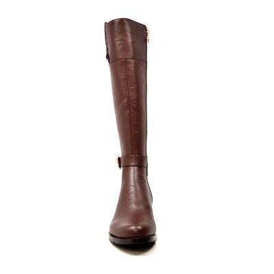 SoleMani Women's Gabi X-Slim 12-13 Calf Brown Leather Boot [1444-2 ...