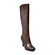 SoleMani Women's X-Slim Calf Paradise Brown Leather Boots