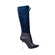 SoleMani Women's French Navy Leather and Suede Narrow calf
