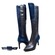 SoleMani Women's "Lucky" Navy Leather Narrow calf