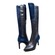 SoleMani Women's "Lucky" Navy Leather Narrow calf