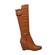 SoleMani Women's "Tally" Cognac Leather X-Slim calf