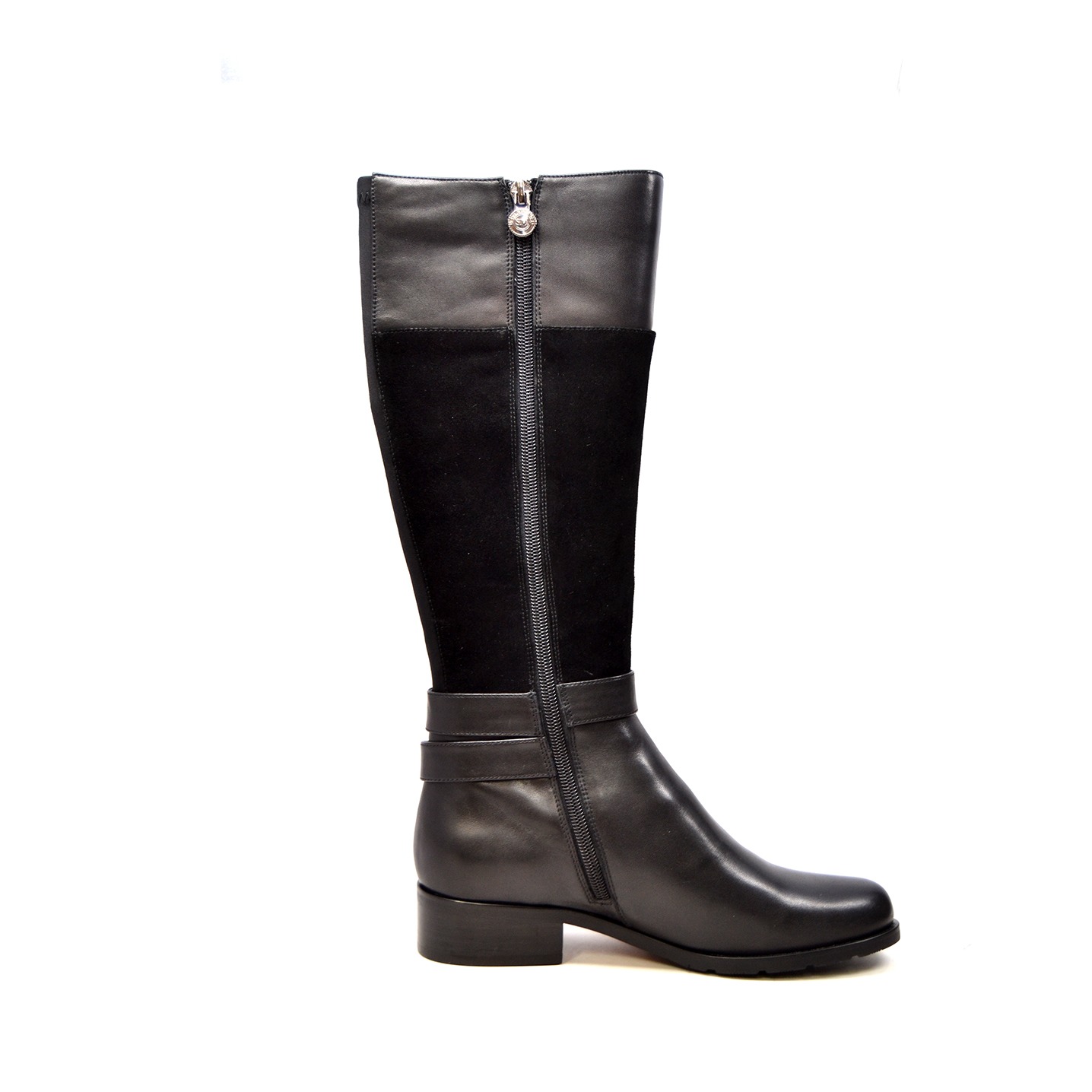 SoleMani Women's Gabi Slim Calf Boot 13 Black/Black [1444-24] - $179.95 ...