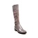 SoleMani Women's Gabi Slim Calf Boot  13" Gray/Gray