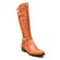 SoleMani Women's Valentino Slim 13" Calf Cognac Leather Boot