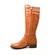 SoleMani Women's Valentino Slim 13" Calf Cognac Leather Boot