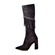 SoleMani Women's Italy black Suede Narrow Calf 13'