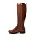 SoleMani Women's Venetian Slim Calf Boot  13" Brown/Brown