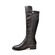 Solemani "Zipporah" Casual Slim Calf 13"  Black Leather Boot