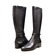 Solemani "Noosh Low" Casual Slim Calf Black Leather Boot 13"