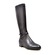 Solemani "Noosh Low" Casual Slim Calf Black Leather Boot 13"