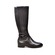 Solemani "Noosh Low" Casual Slim Calf Black Leather Boot 13"