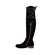 SoleMani Women's Landers black Suede Narrow Calf 13'