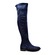 SoleMani Women's Landers Navy Suede Narrow Calf 13"