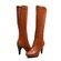 SoleMani Women's Paradise Cognac Leather Boots X-Slim Calf