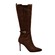 SoleMani Women's Noosh Brown Suede Slim Calf 13'