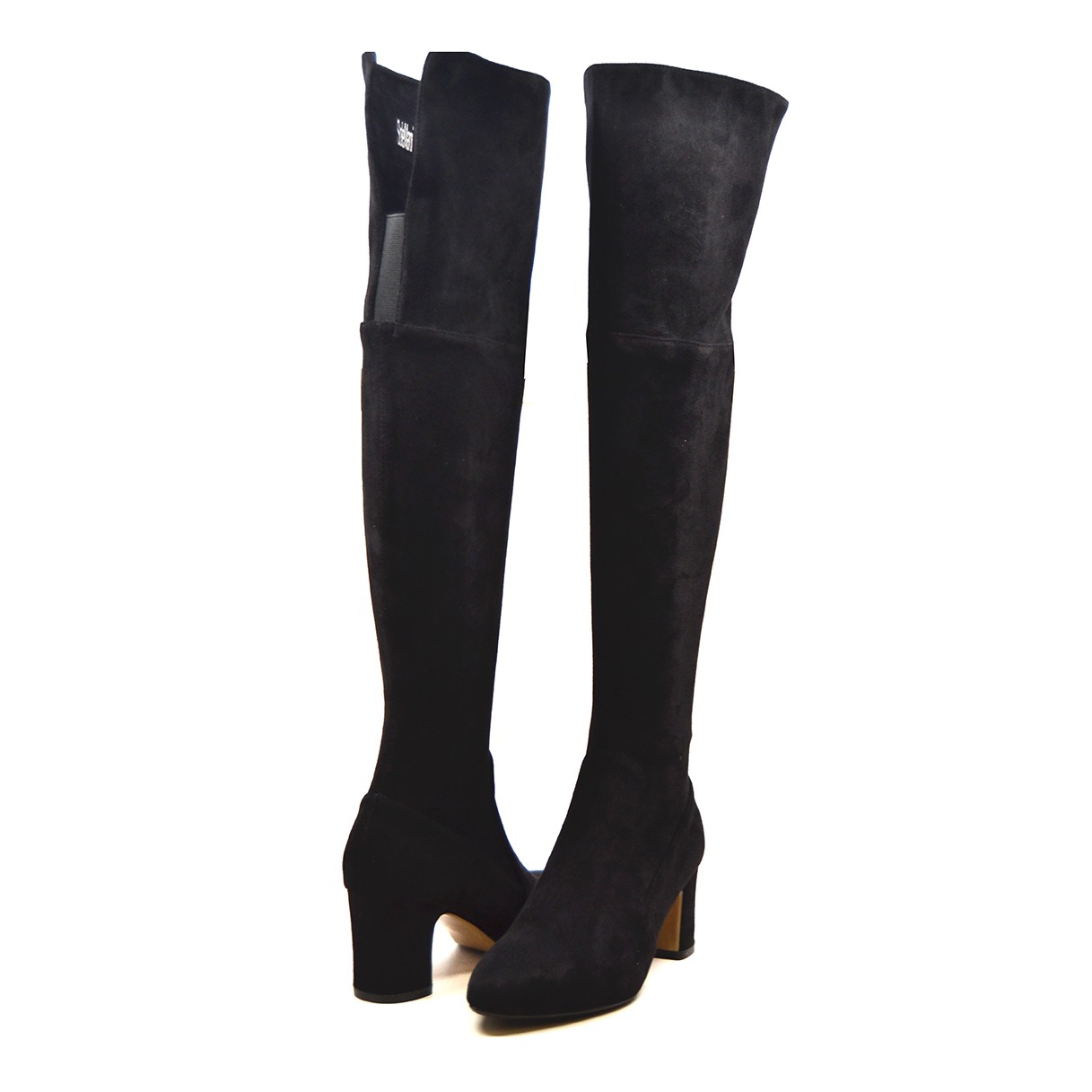 over the knee narrow calf boots