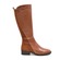 SoleMani Women's Trendy Cognac Leather/S X-Slim CALF Boot 12-13"
