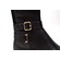 SoleMani Women's Gabi Super Slim Calf Black Leather Boot